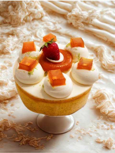 PASTEL CREMOSO MANGO CHOCOLATE BLANCO