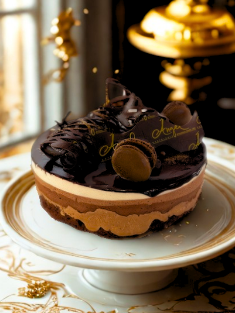 PASTEL DE TRES CHOCOLATES