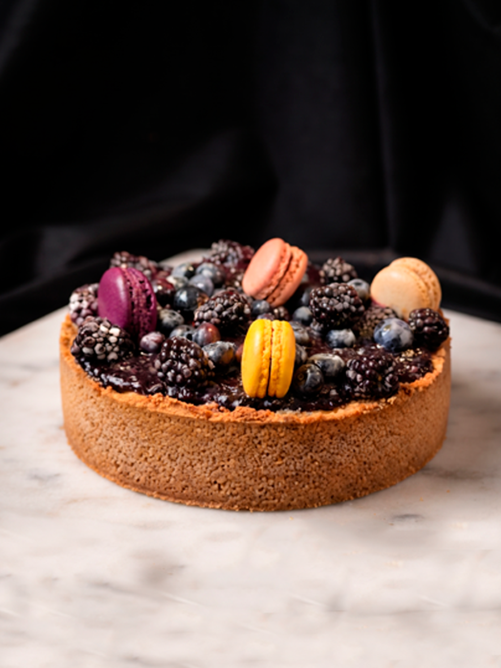 PASTEL DE QUESO CON ARÁNDANOS