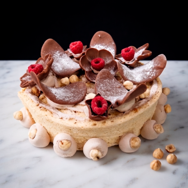 PASTEL DE CHOCOLATE Y AVELLANAS