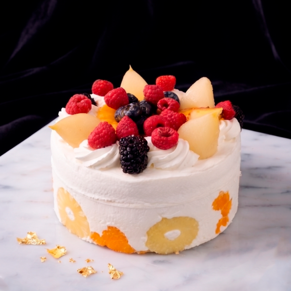 TARTA DE NATA Y FRUTAS FRESCAS