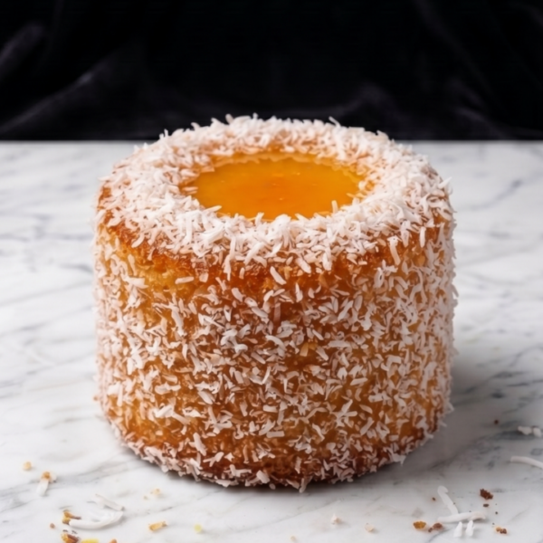Pastel Individual de Coco y Fruta