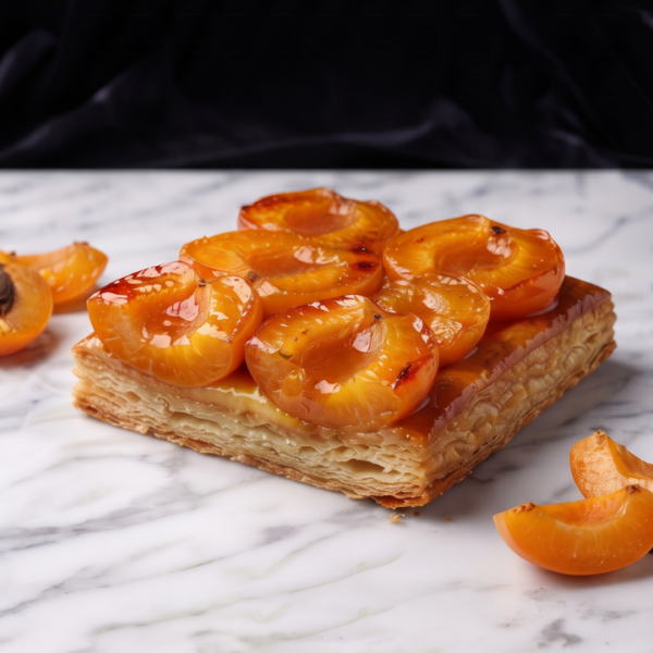 Pastel de Hojaldre y Albaricoques
